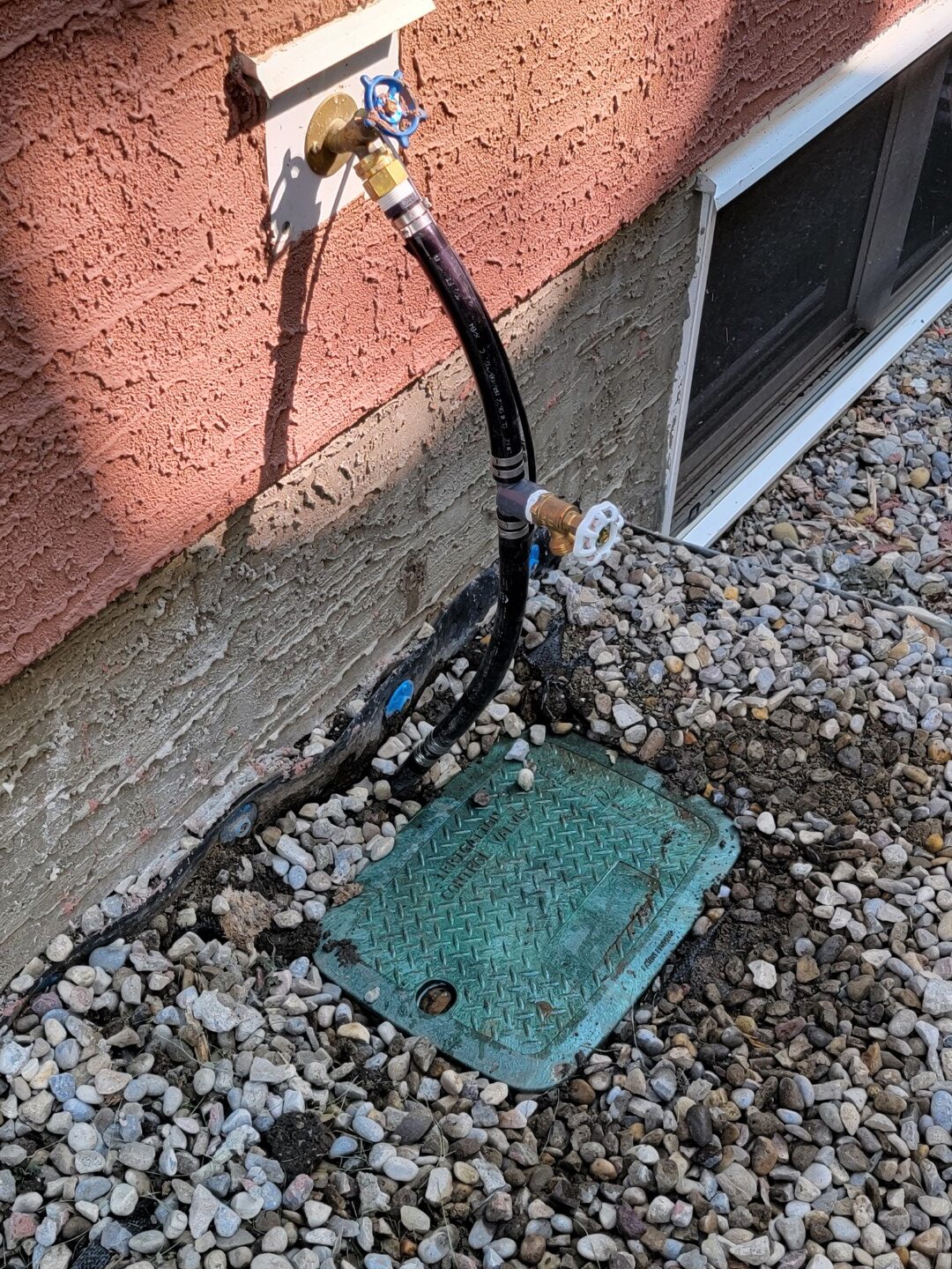 irrigation box and taps