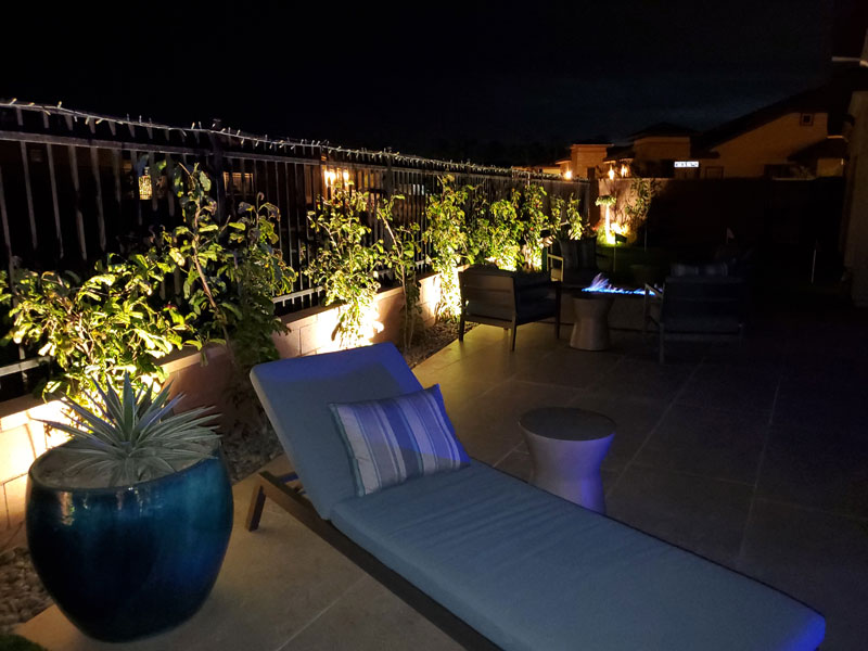 landscape and backyard lighting